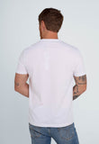 Camiseta Calvin Klein Logo Ombros Branco - Henri Store