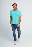Camiseta Calvin Klein Logo Peito Alto Relevo - Henri Store