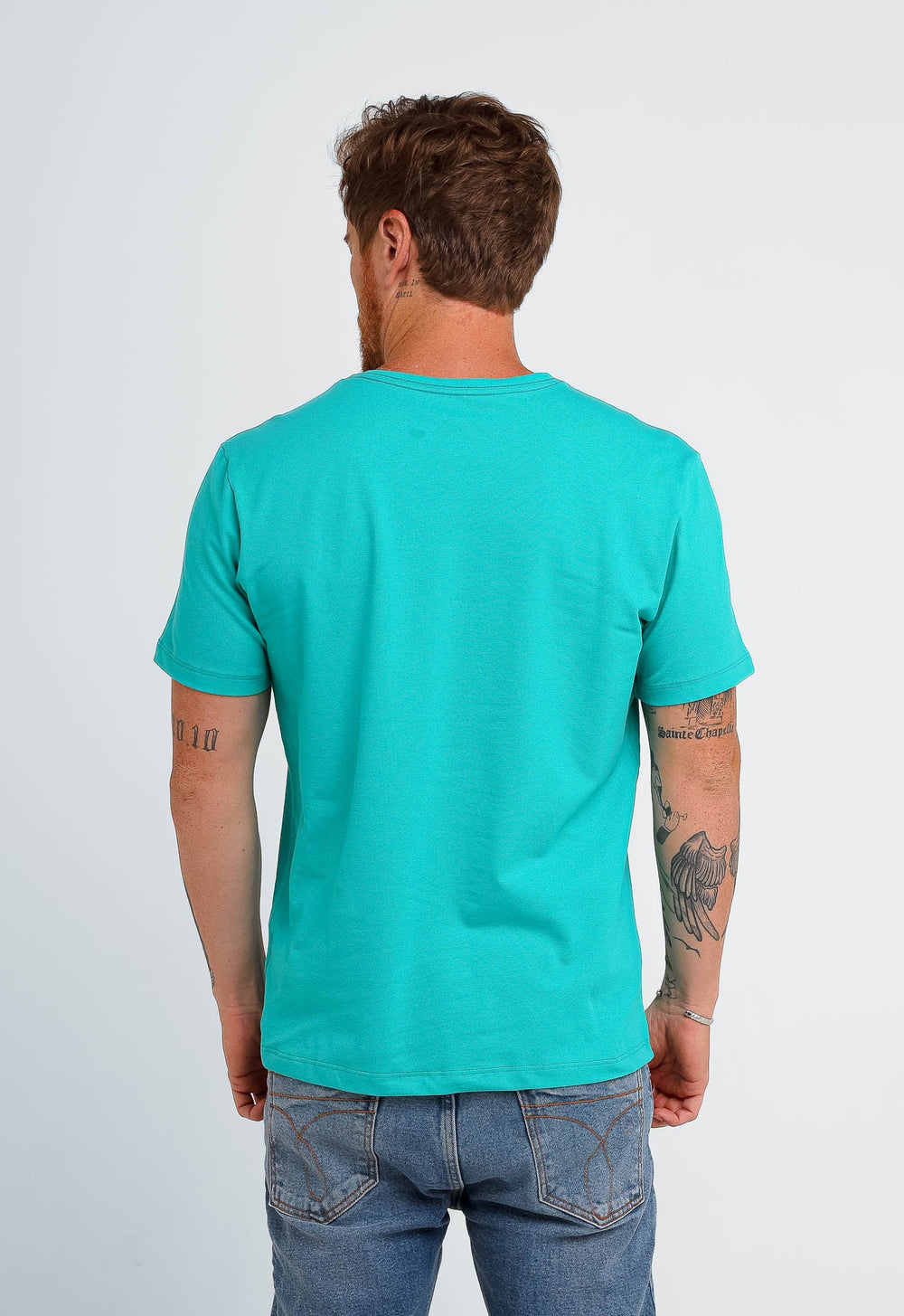 Camiseta Calvin Klein Logo Peito Alto Relevo - Henri Store