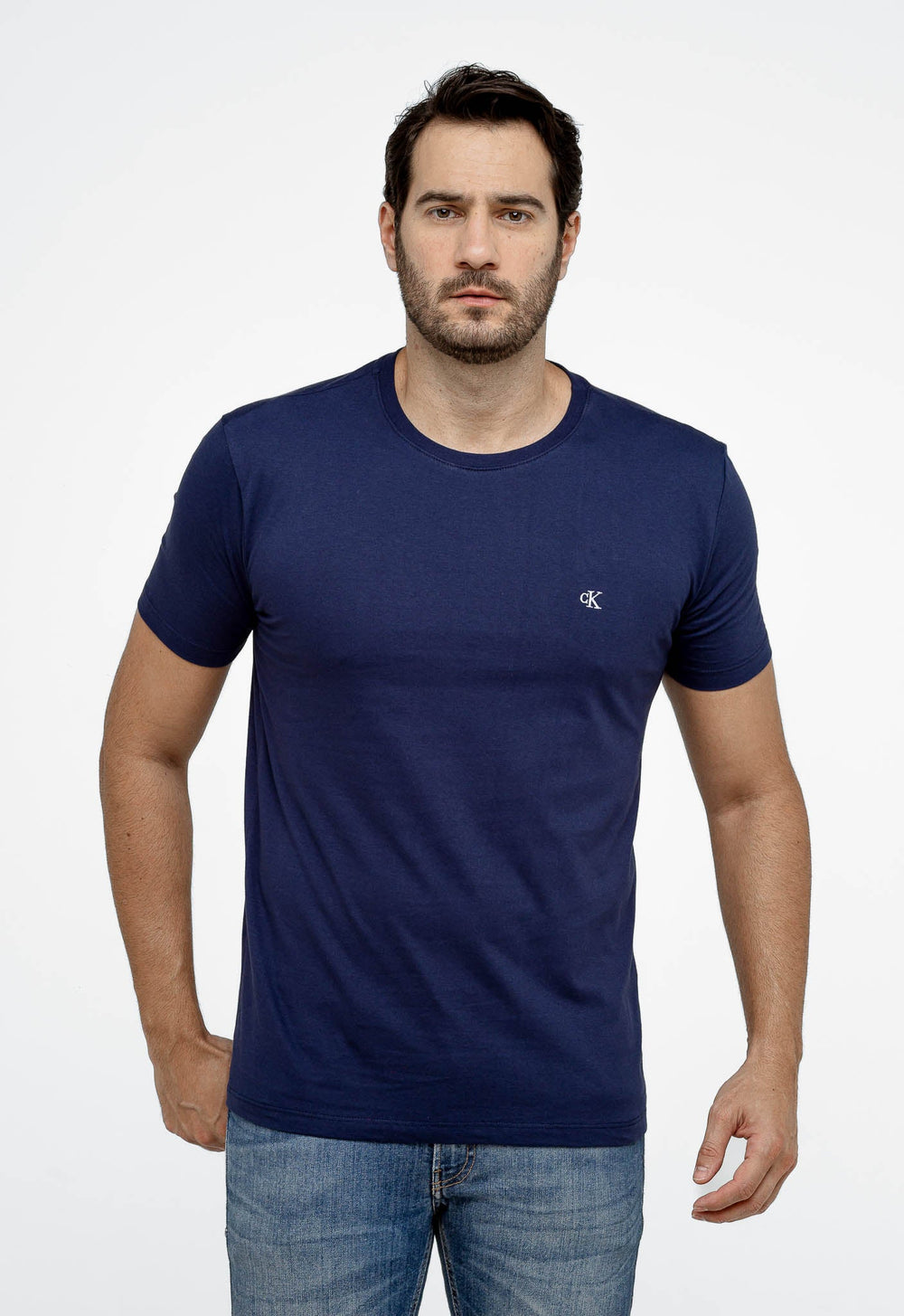 Camiseta Calvin Klein Logo Peito Bordado - Henri Store