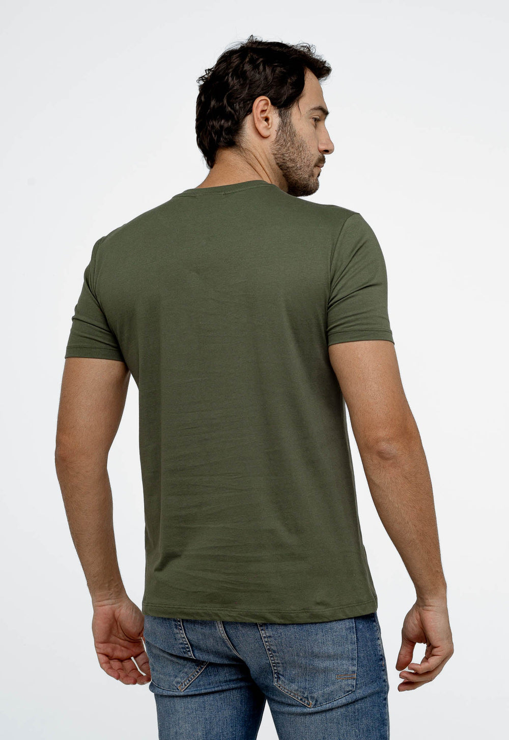 Camiseta Calvin Klein Logo Peito Bordado - Henri Store