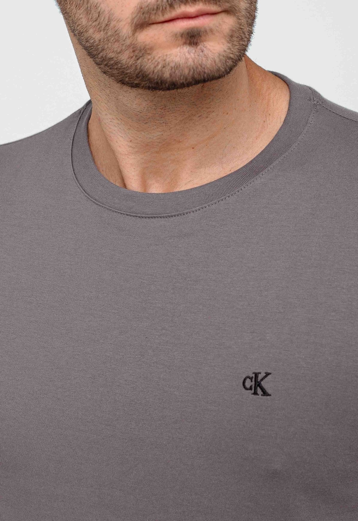 Camiseta Calvin Klein Logo Peito Bordado - Henri Store