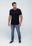 Camiseta Calvin Klein Logo Peito Bordado - Henri Store