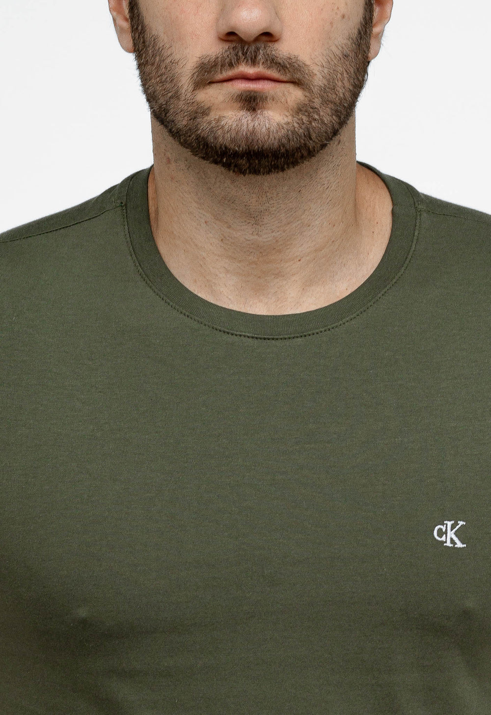 Camiseta Calvin Klein Logo Peito Bordado - Henri Store