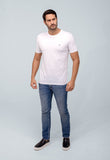 Camiseta Calvin Klein Logo Peito CK Bordado - Henri Store