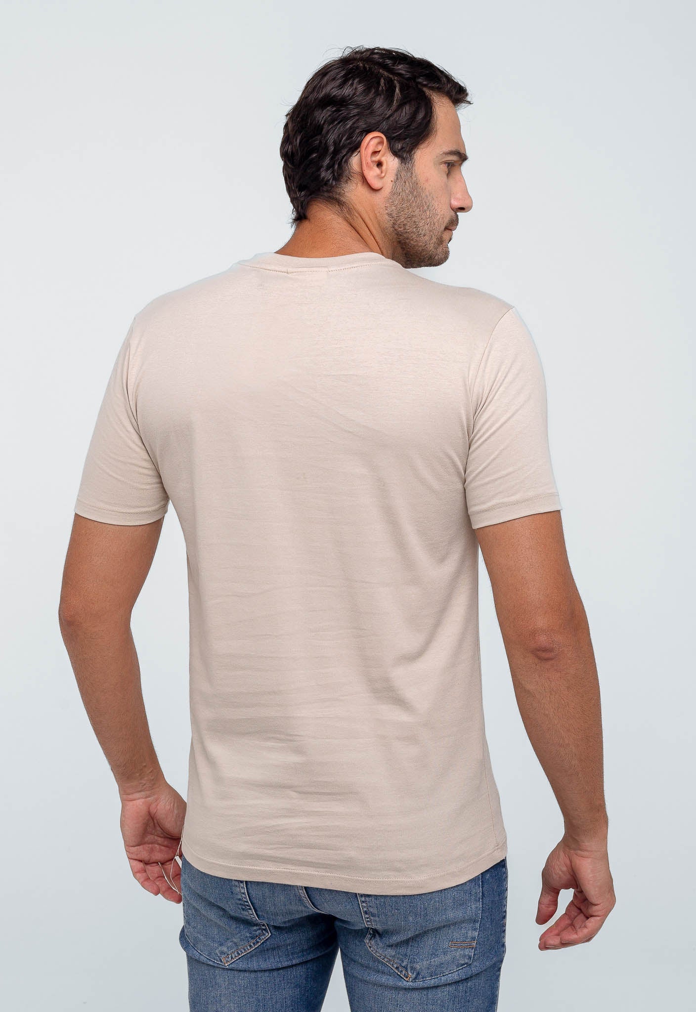 Camiseta Calvin Klein Logo Peito Ck Bordado - Henri Store