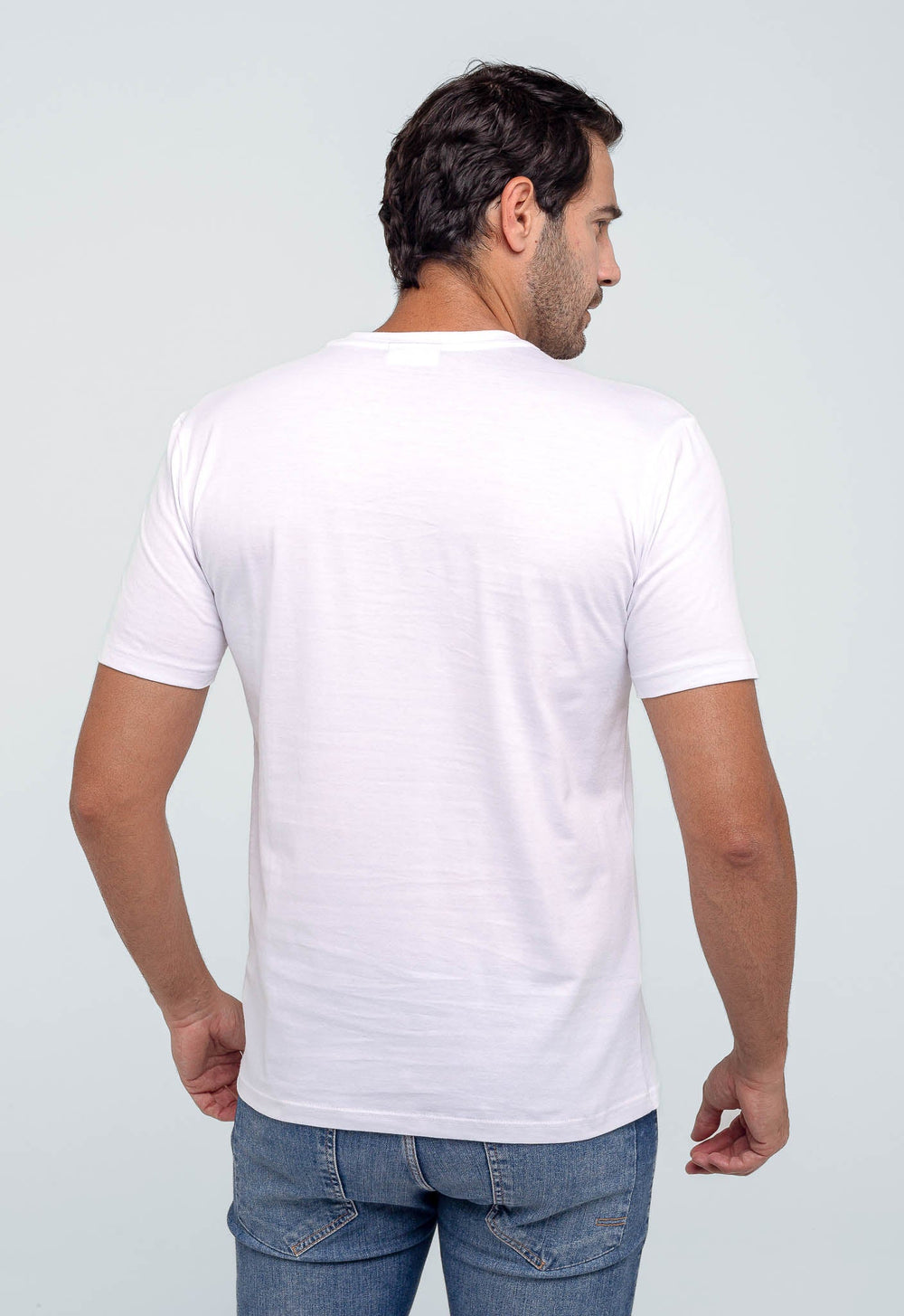 Camiseta Calvin Klein Logo Peito Ck Bordado - Henri Store