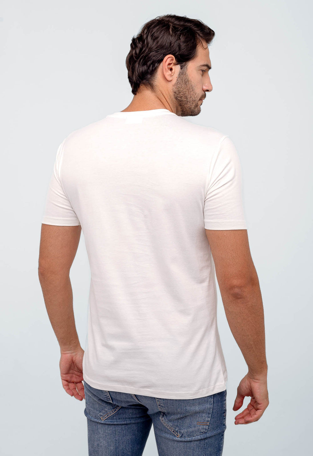 Camiseta Calvin Klein Logo Peito CK Bordado - Henri Store