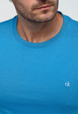 Camiseta Calvin Klein Logo Peito Ck Bordado - Henri Store