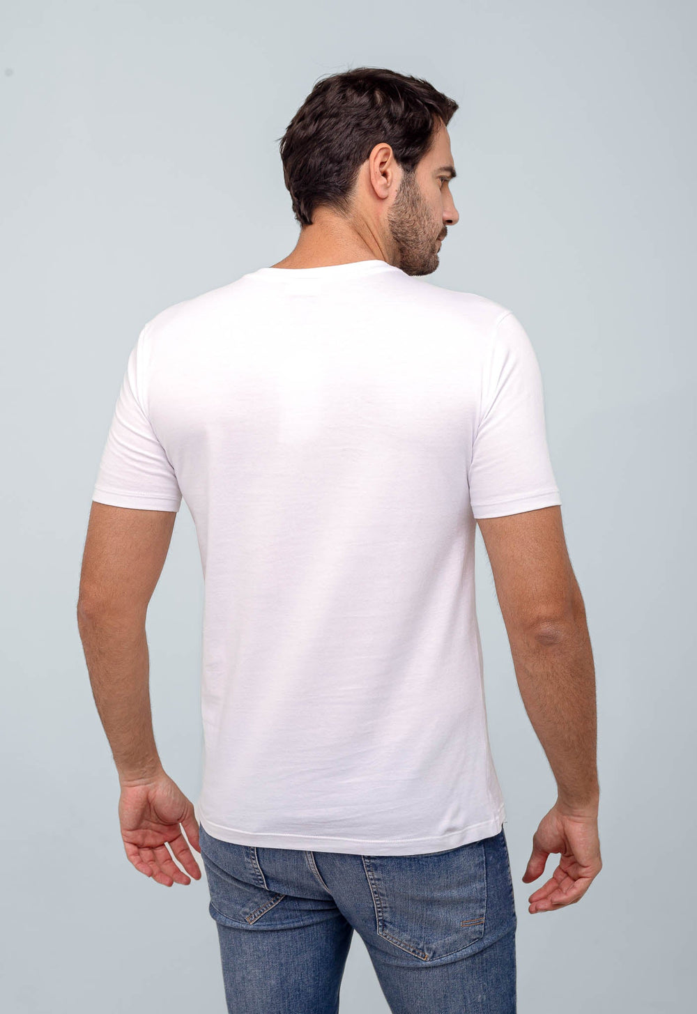Camiseta Calvin Klein Logo Peito CK Bordado - Henri Store