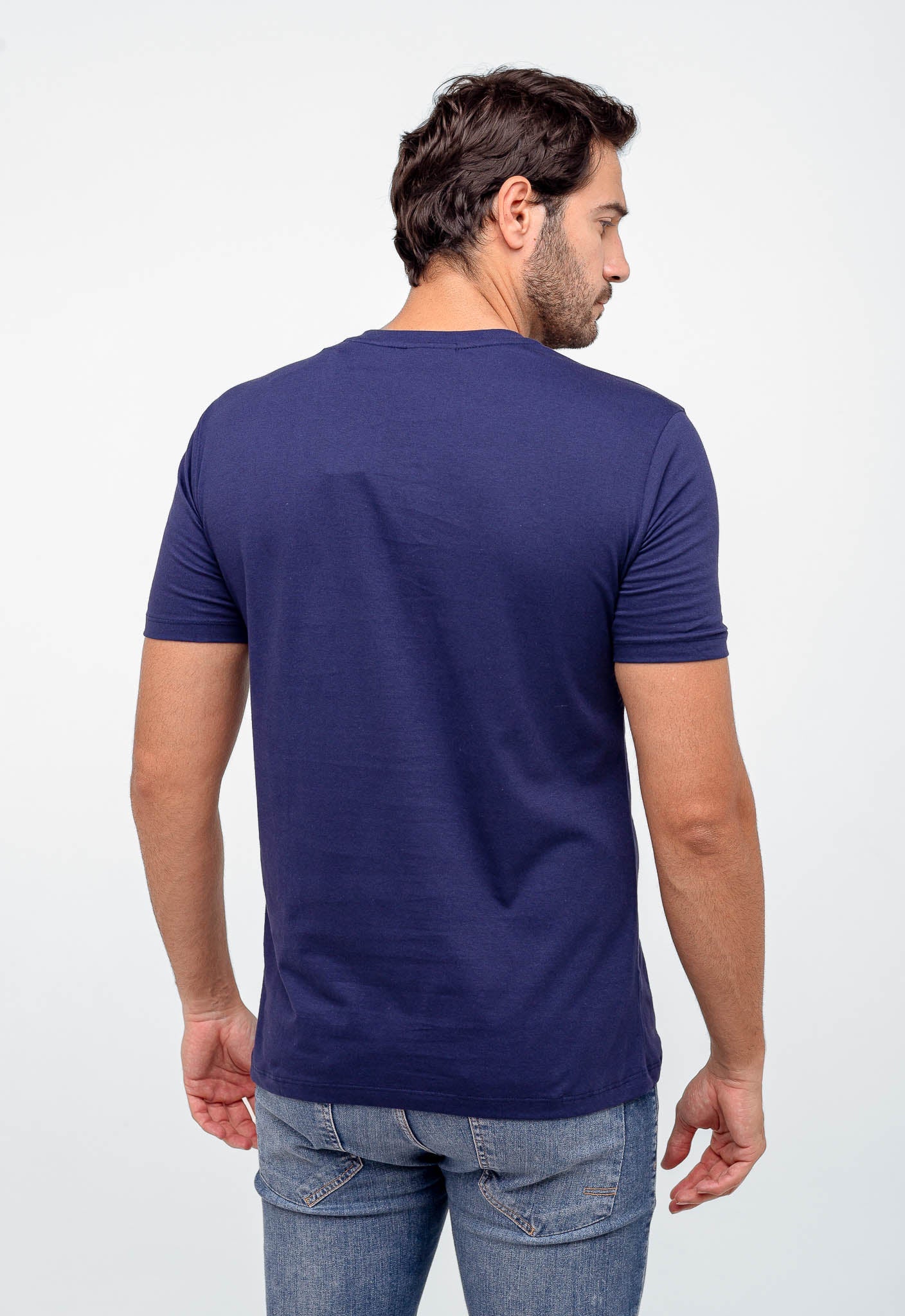 Camiseta Calvin Klein Logo Peito CK Bordado - Henri Store
