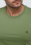 Camiseta Calvin Klein Logo Peito Ck Bordado - Henri Store