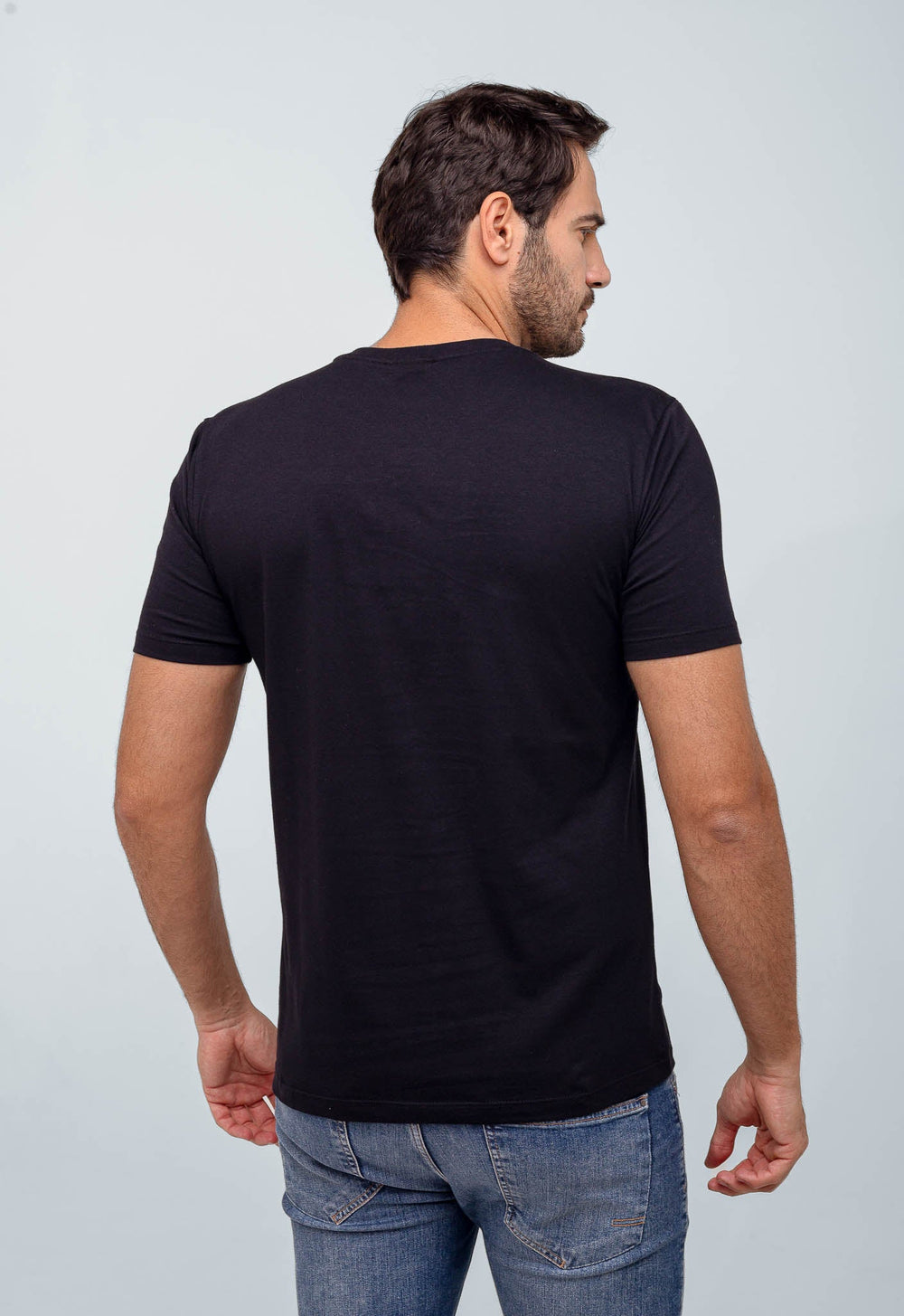 Camiseta Calvin Klein Logo Peito CK Bordado - Henri Store