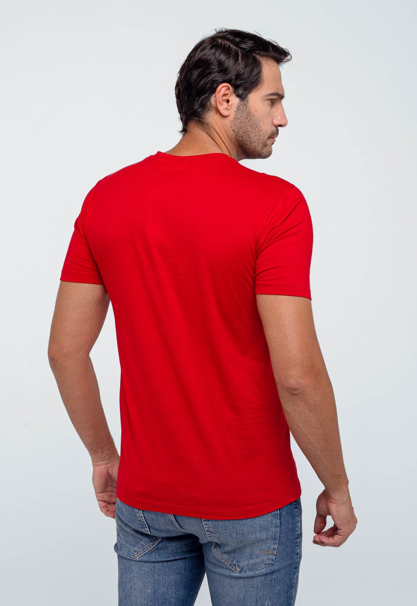 Camiseta Calvin Klein Logo Peito Ck Bordado - Henri Store