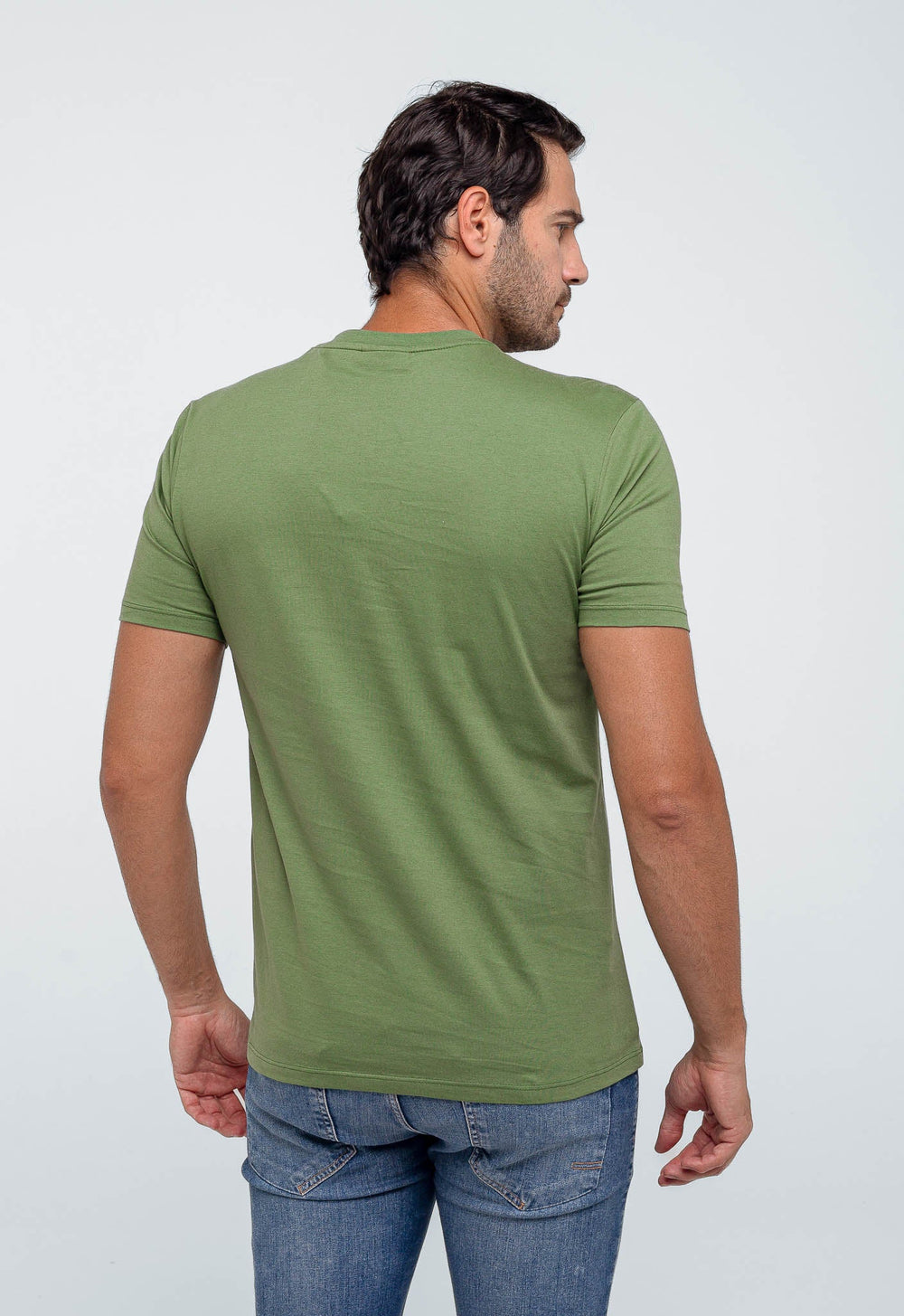 Camiseta Calvin Klein Logo Peito Ck Bordado - Henri Store