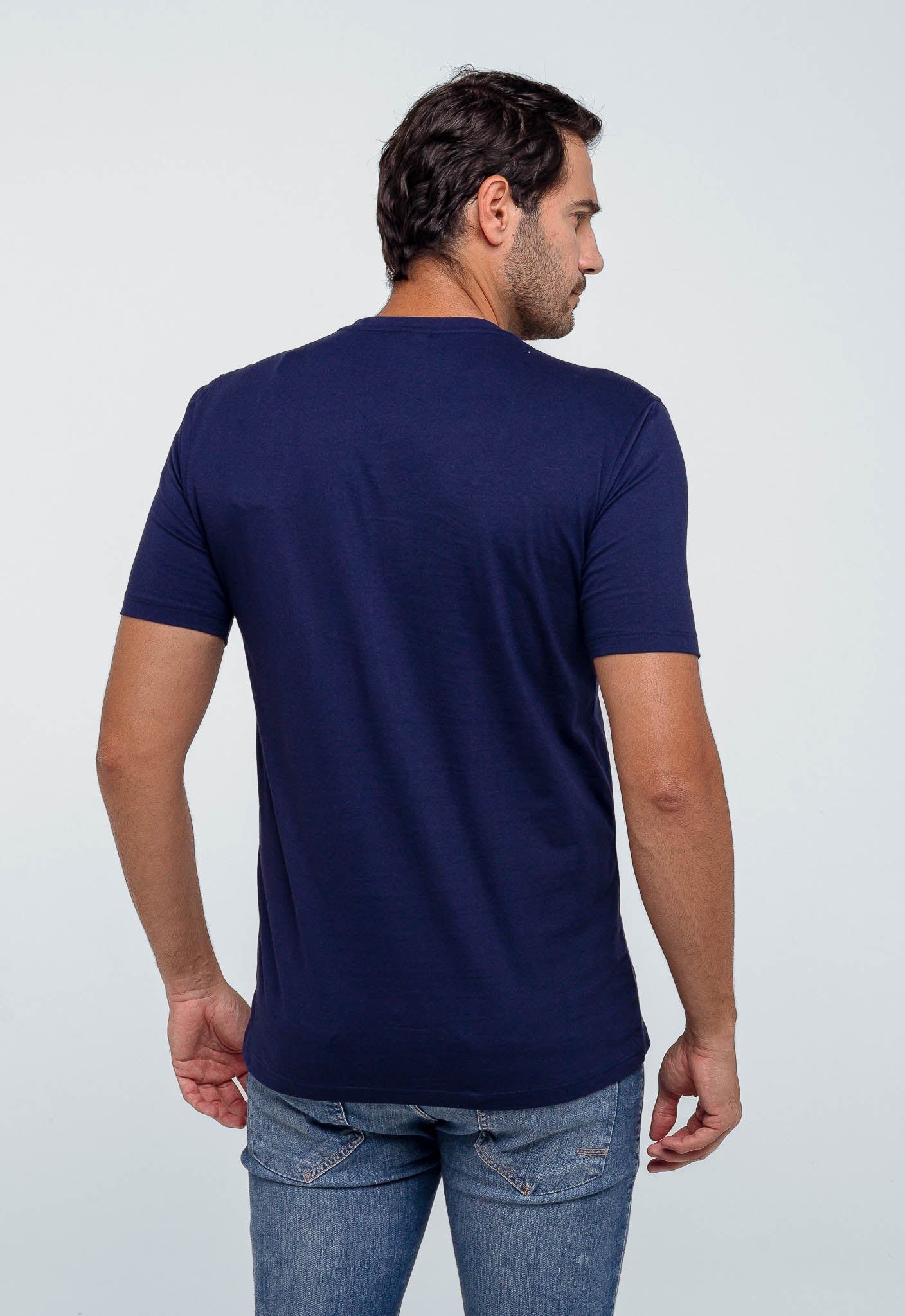 Camiseta Calvin Klein Logo Peito Ck Bordado - Henri Store