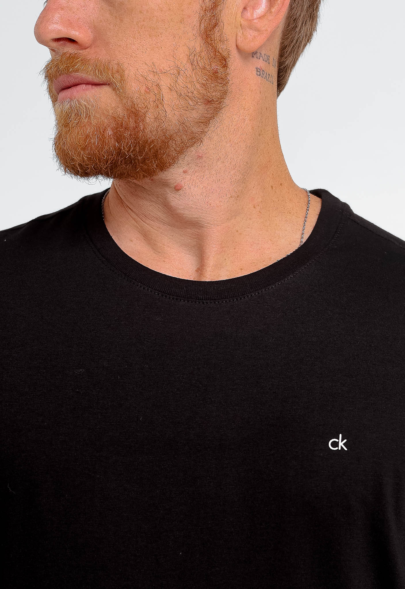 Camiseta Calvin Klein Logo Peito Ck Silkado - Henri Store