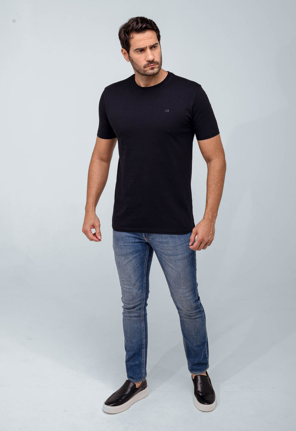 Camiseta Calvin Klein Logo Peito CK - Henri Store