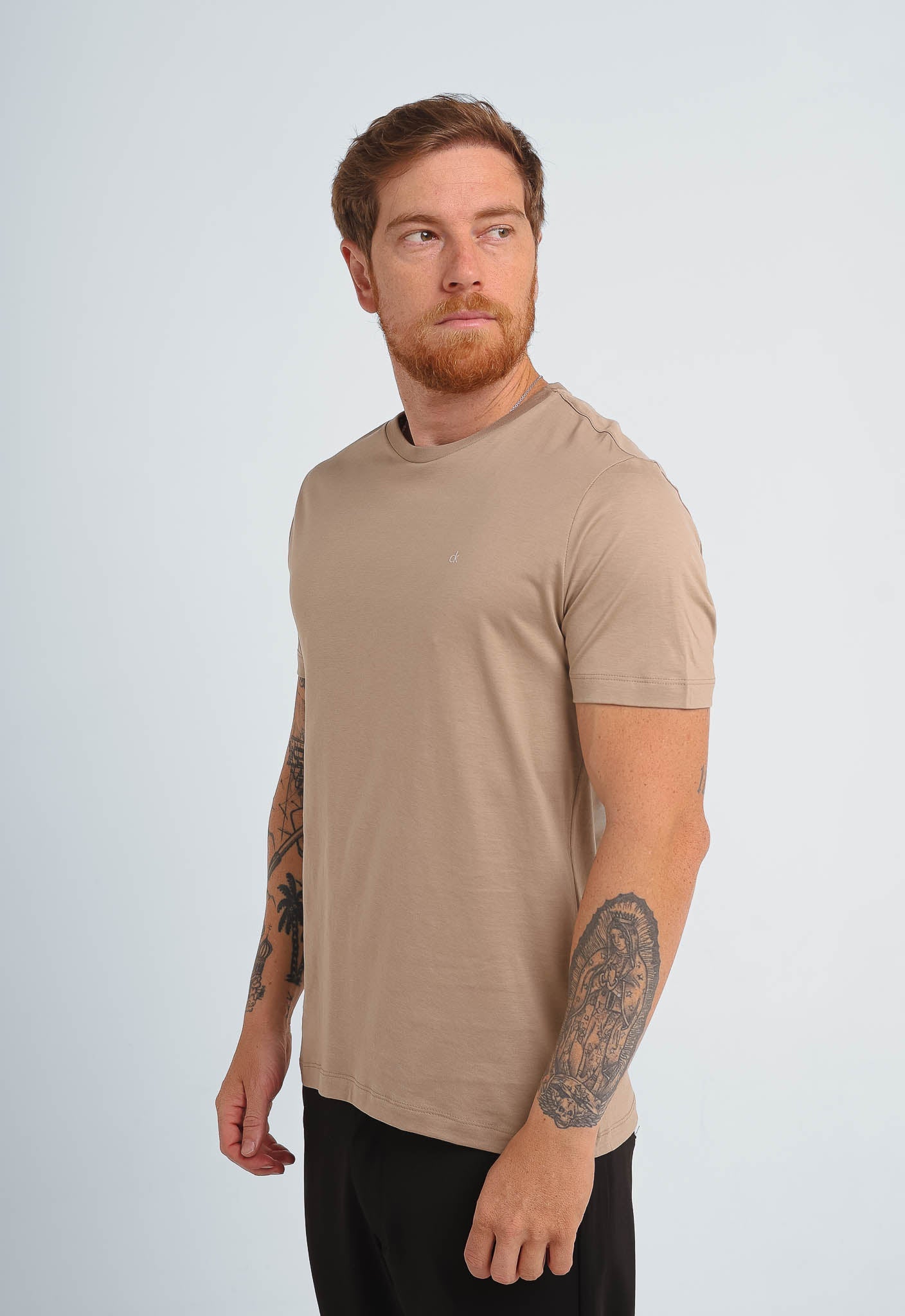 Camiseta Calvin Klein Logo Peito Ck - Henri Store