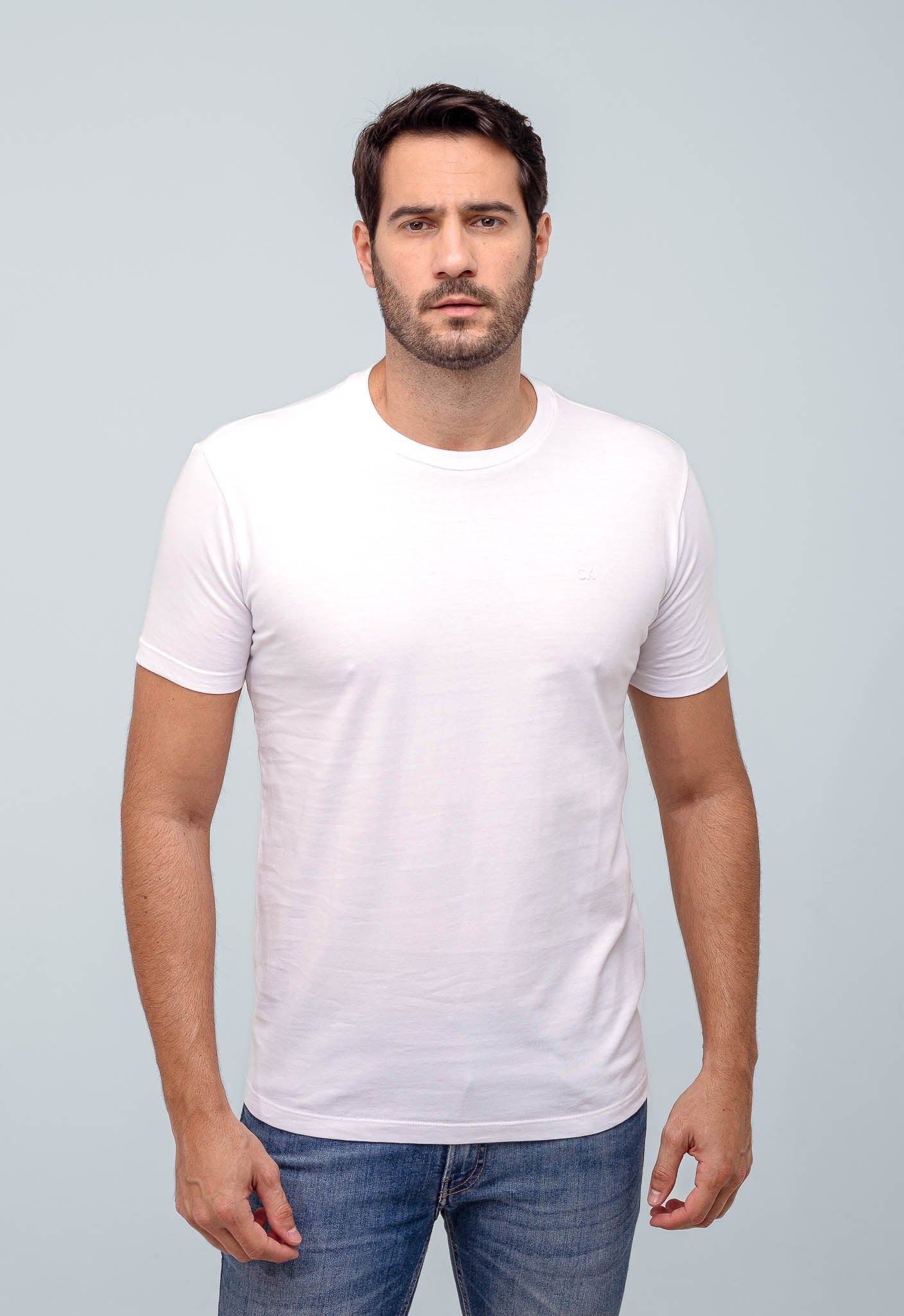 Camiseta Calvin Klein Logo Peito CK - Henri Store