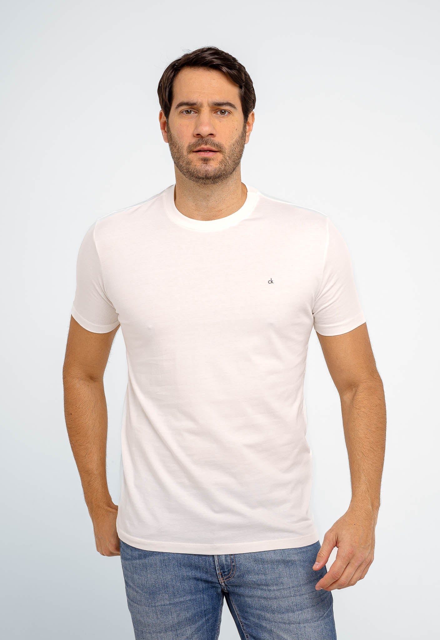 Camiseta Calvin Klein Logo Peito Ck - Henri Store