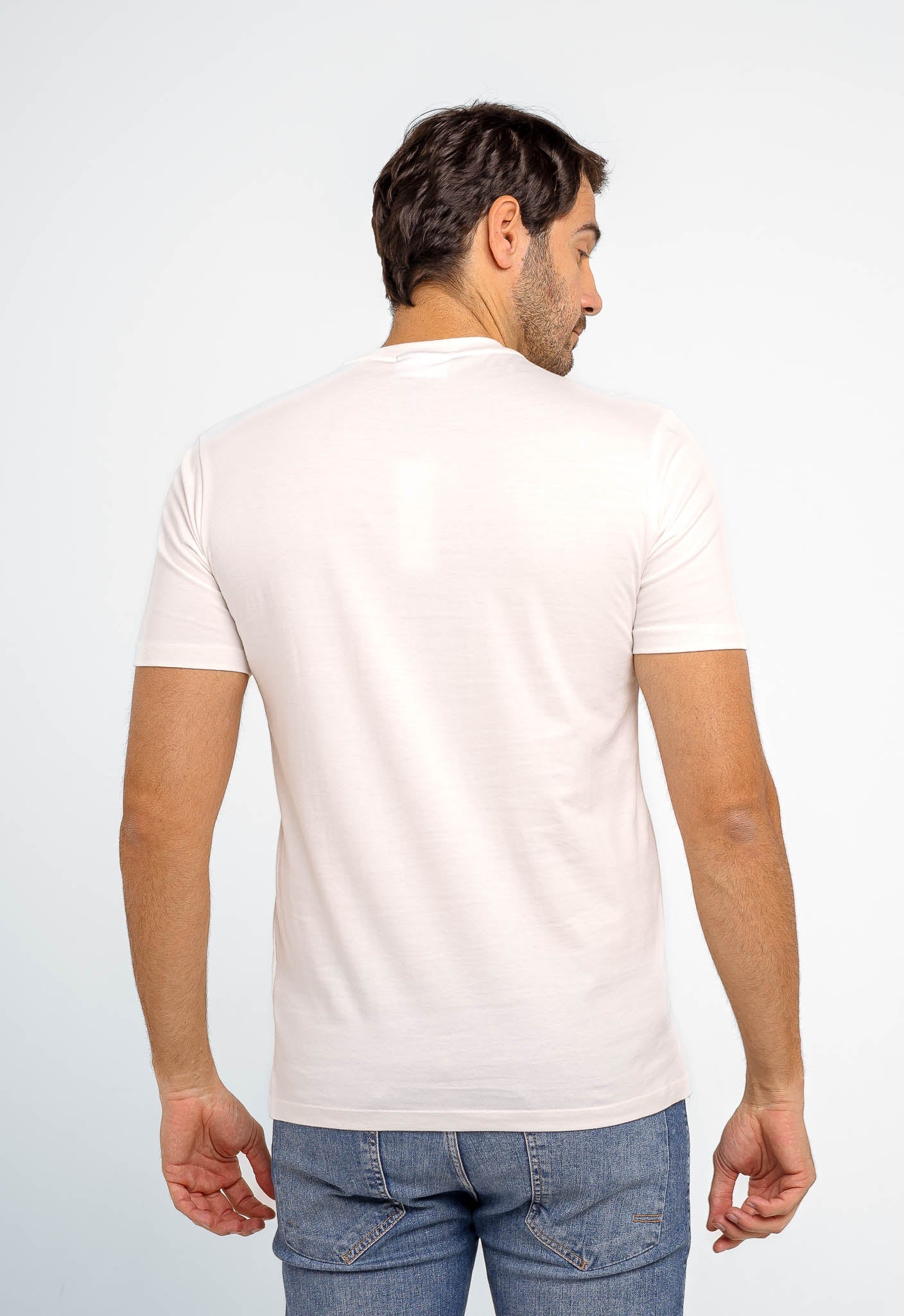 Camiseta Calvin Klein Logo Peito Ck - Henri Store
