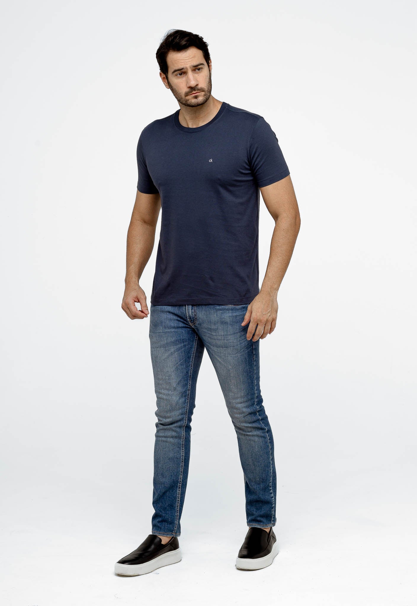 Camiseta Calvin Klein Logo Peito Ck - Henri Store