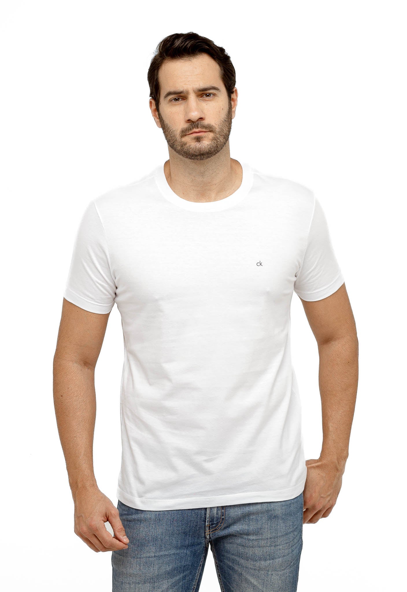 Camiseta Calvin Klein Logo Peito Ck - Henri Store