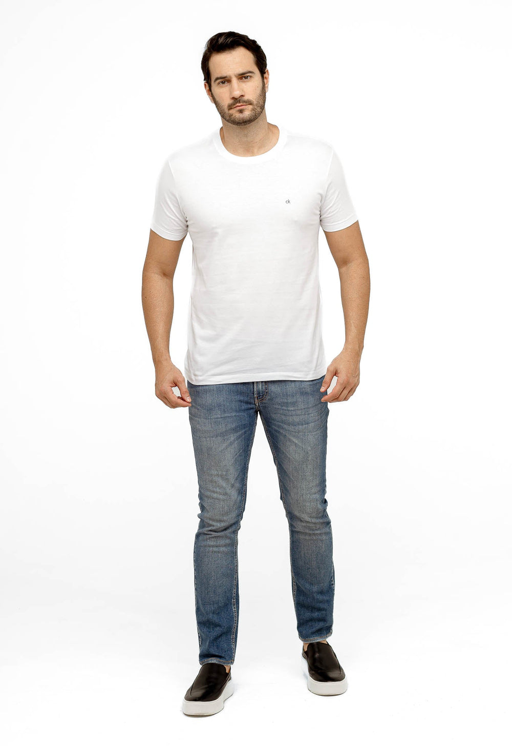 Camiseta Calvin Klein Logo Peito Ck - Henri Store