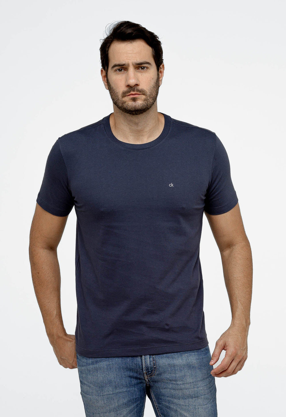 Camiseta Calvin Klein Logo Peito Ck - Henri Store
