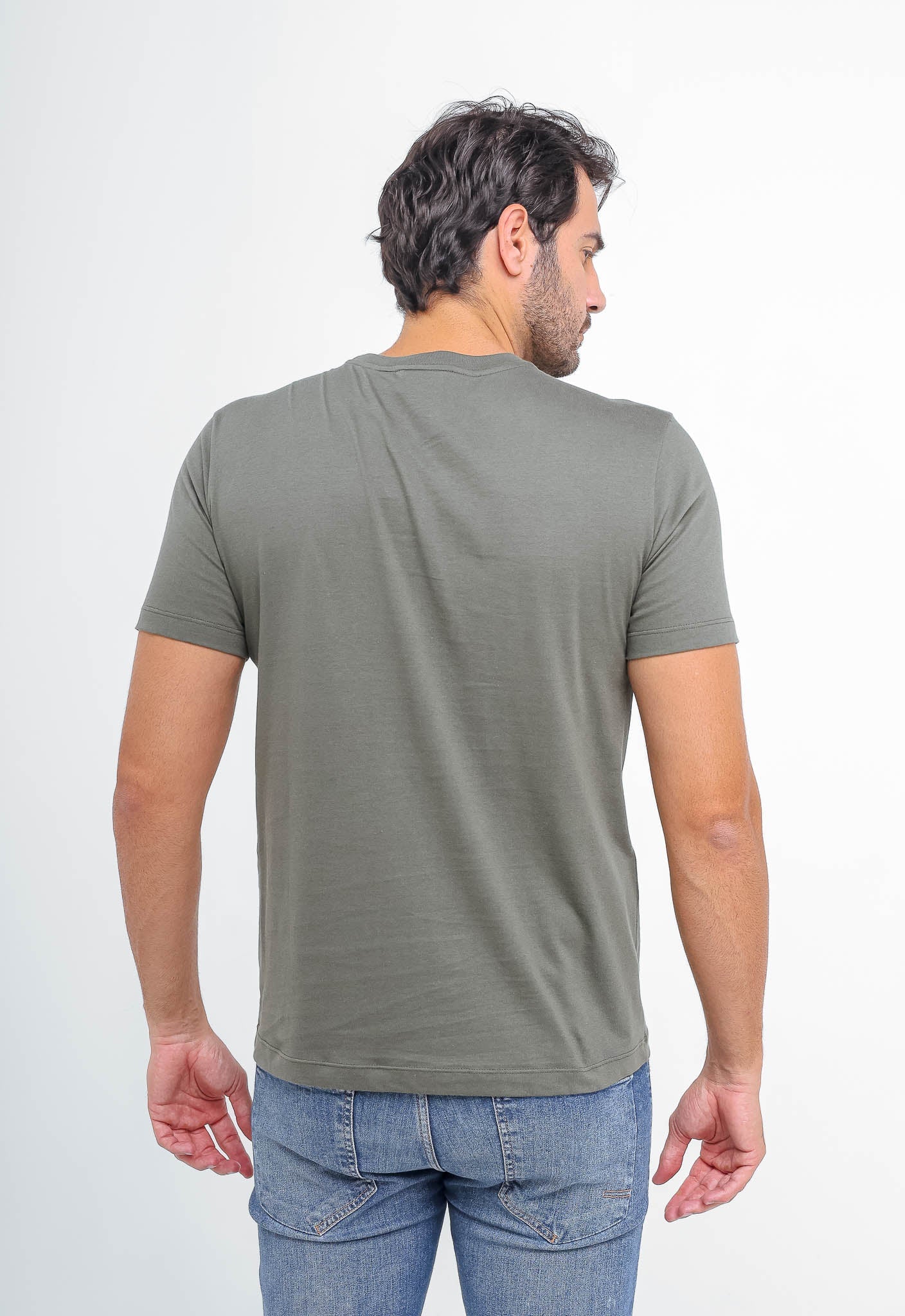 Camiseta Calvin Klein Logo Peito Ck - Henri Store