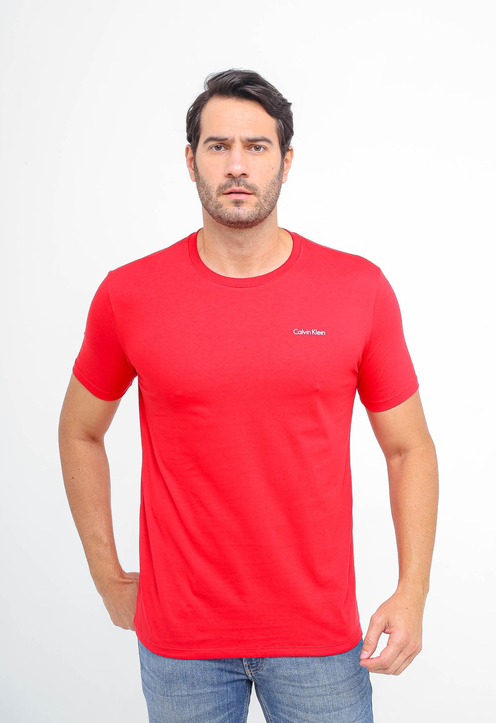 Camiseta Calvin Klein Logo Peito Embossed - Henri Store
