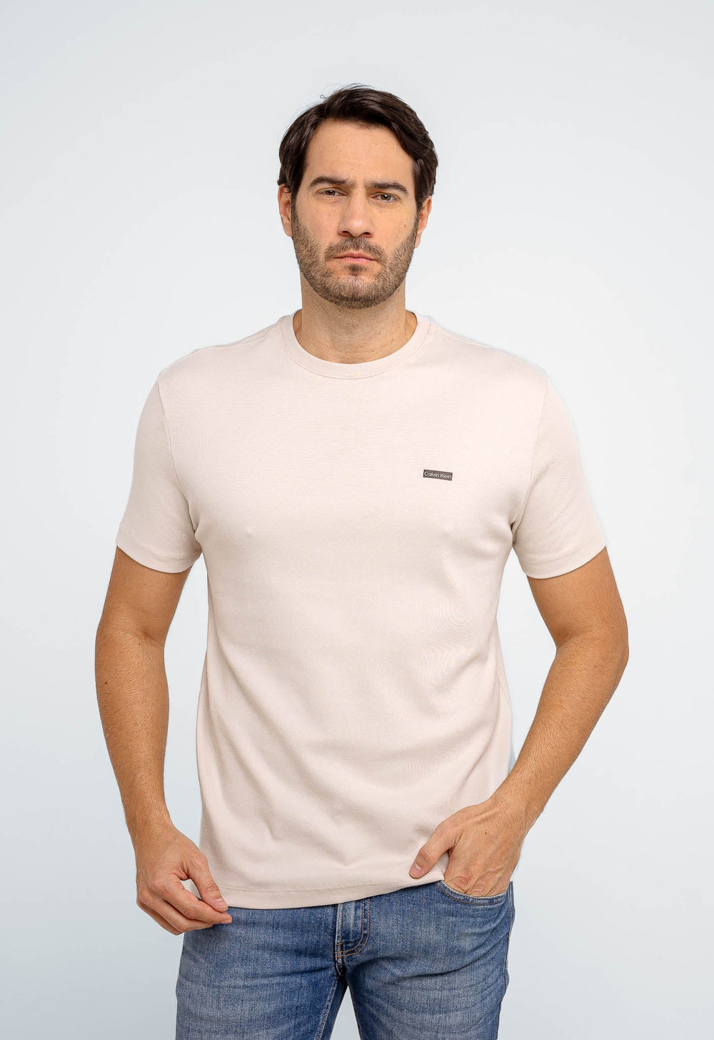 Camiseta Calvin Klein Logo Peito Lisa - Henri Store