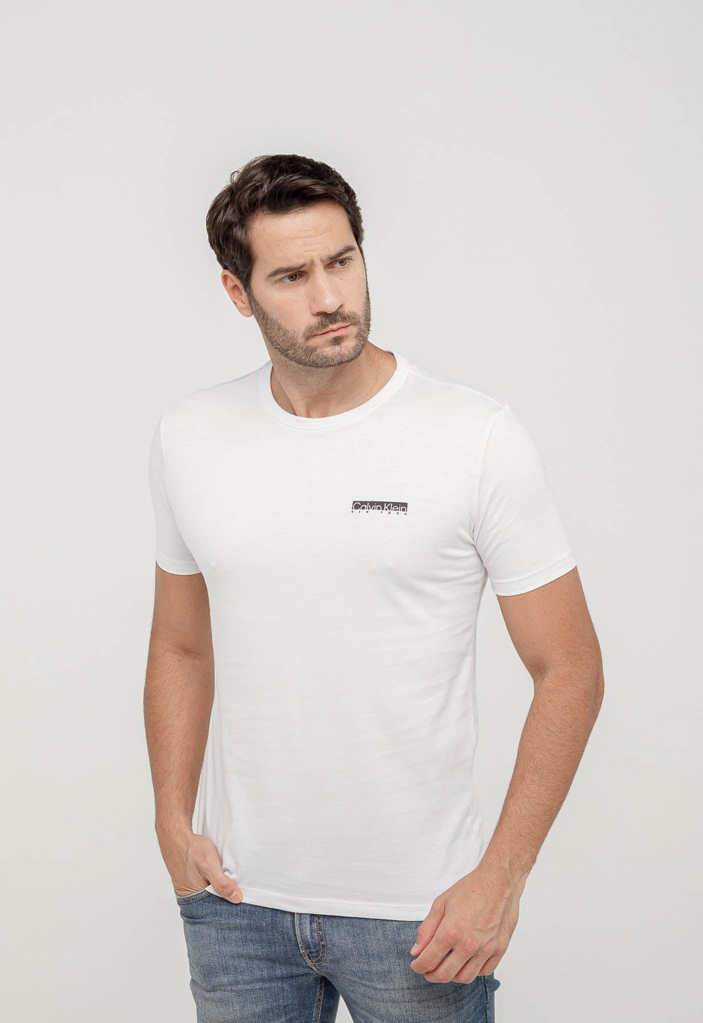 Camiseta Calvin Klein Logo Peito New York - LIVE - Henri Store