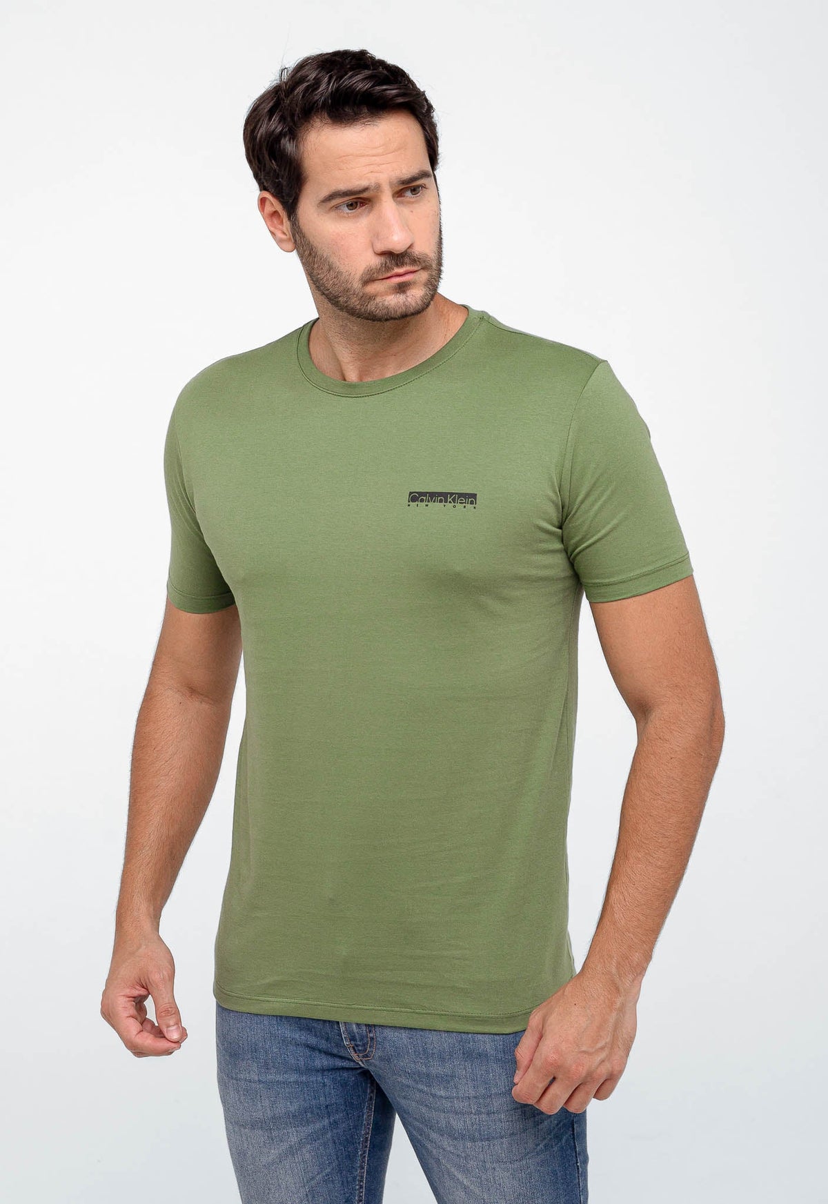 Camiseta Calvin Klein Logo Peito New York - LIVE - Henri Store