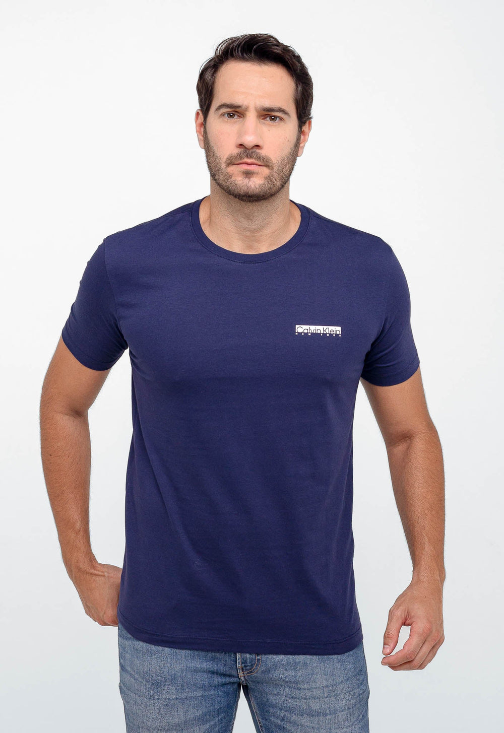 Camiseta Calvin Klein Logo Peito New York - LIVE - Henri Store