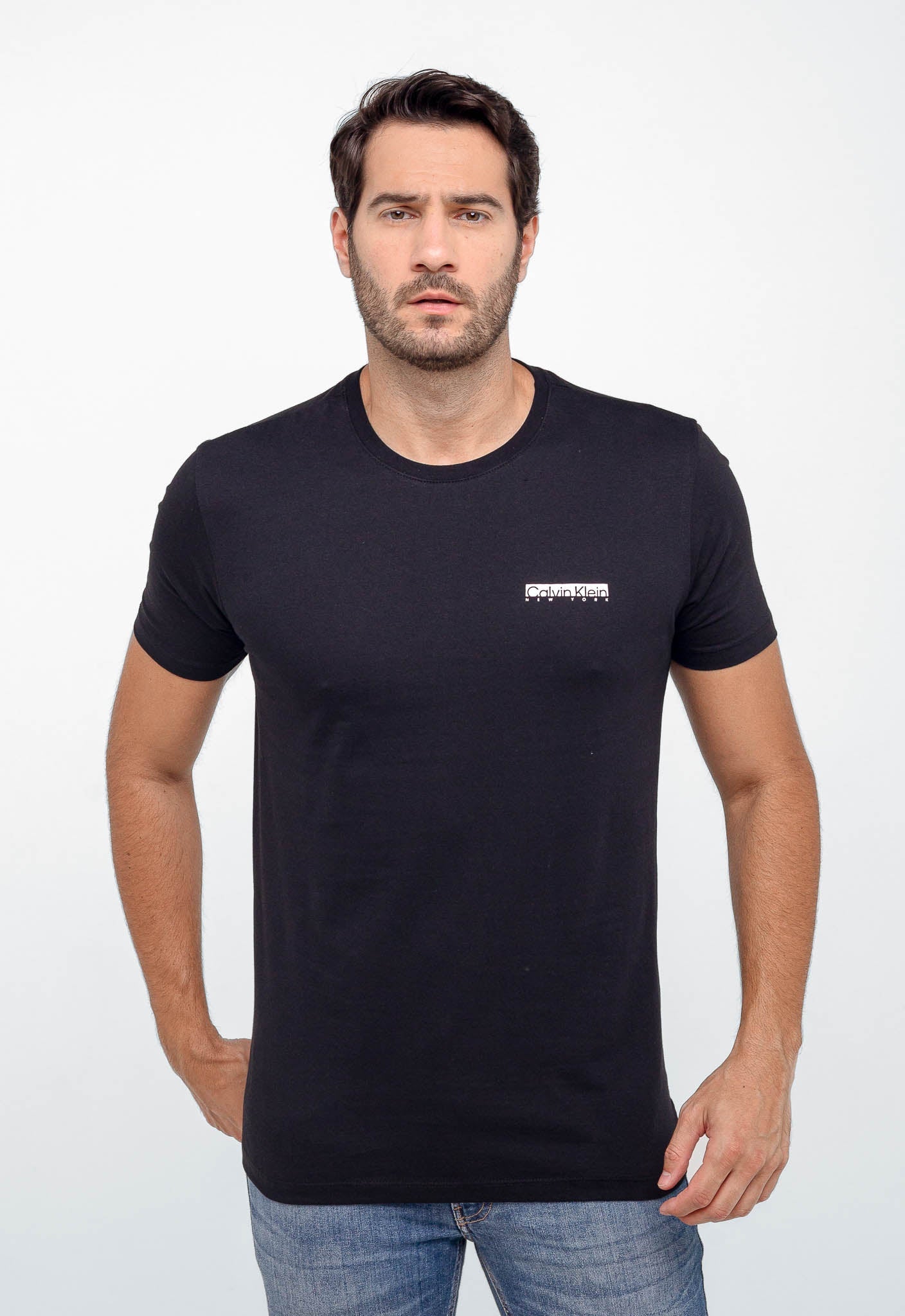 Camiseta Calvin Klein Logo Peito New York - LIVE - Henri Store