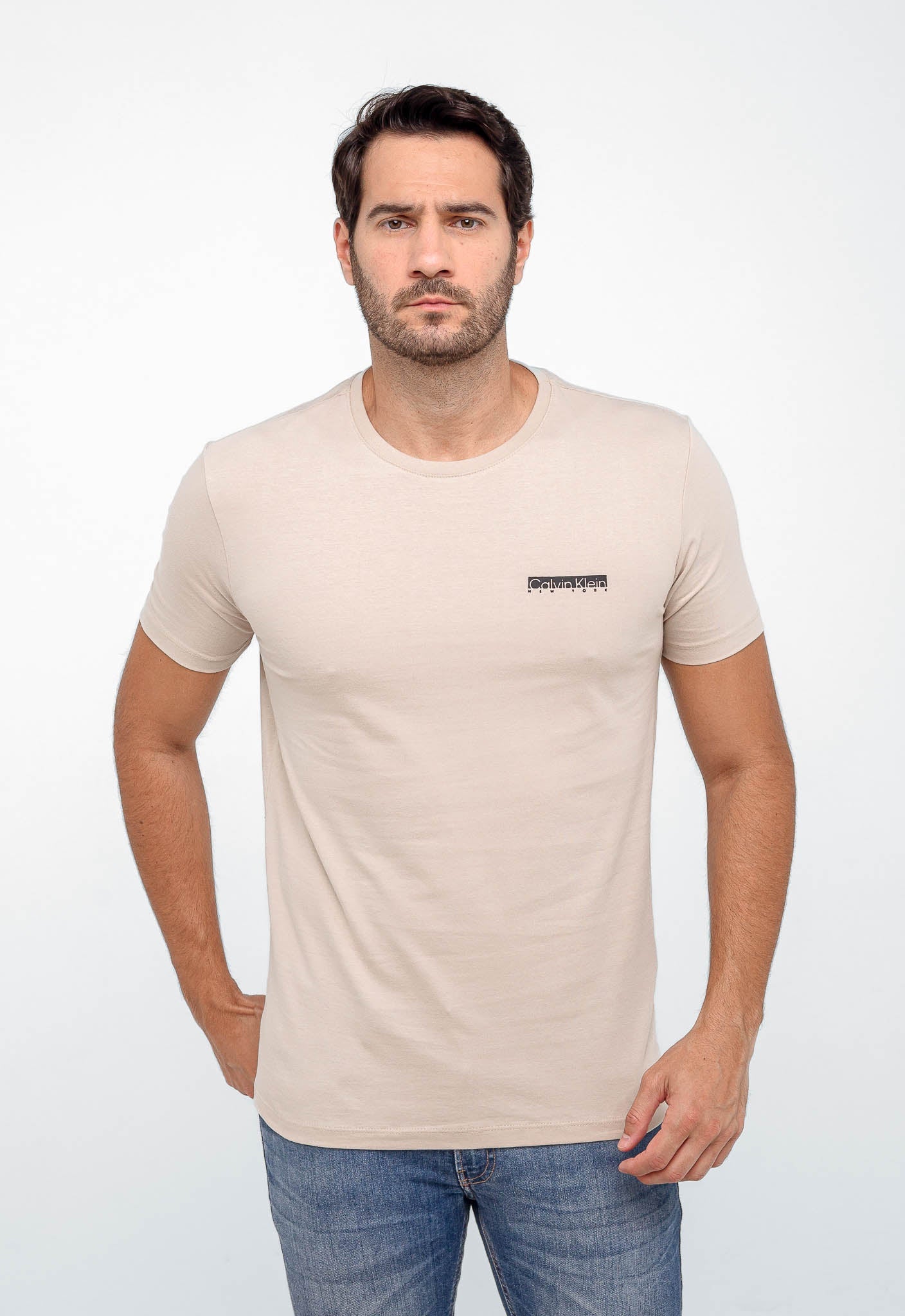 Camiseta Calvin Klein Logo Peito New York - LIVE - Henri Store