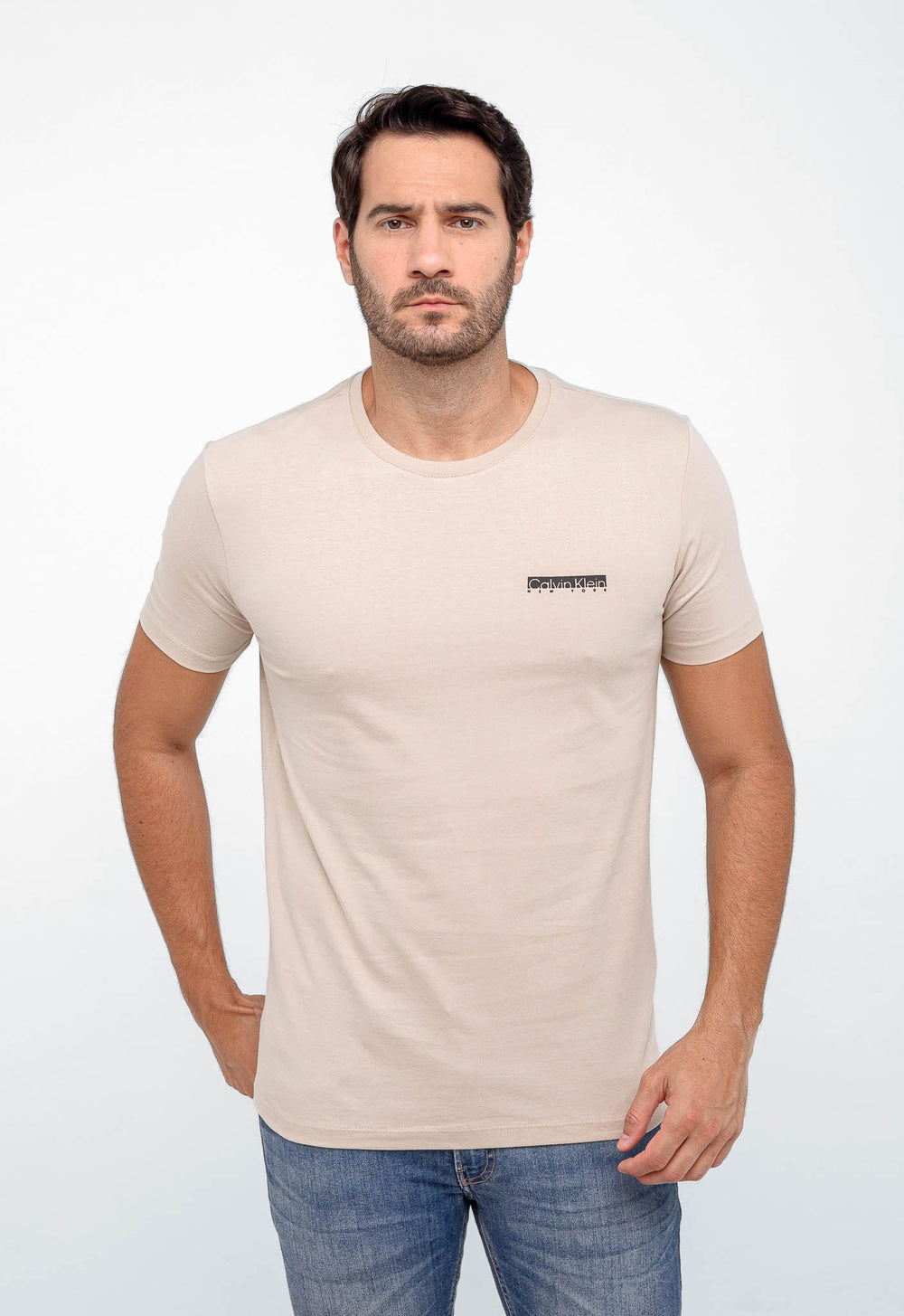 Camiseta Calvin Klein Logo Peito New York - LIVE - Henri Store
