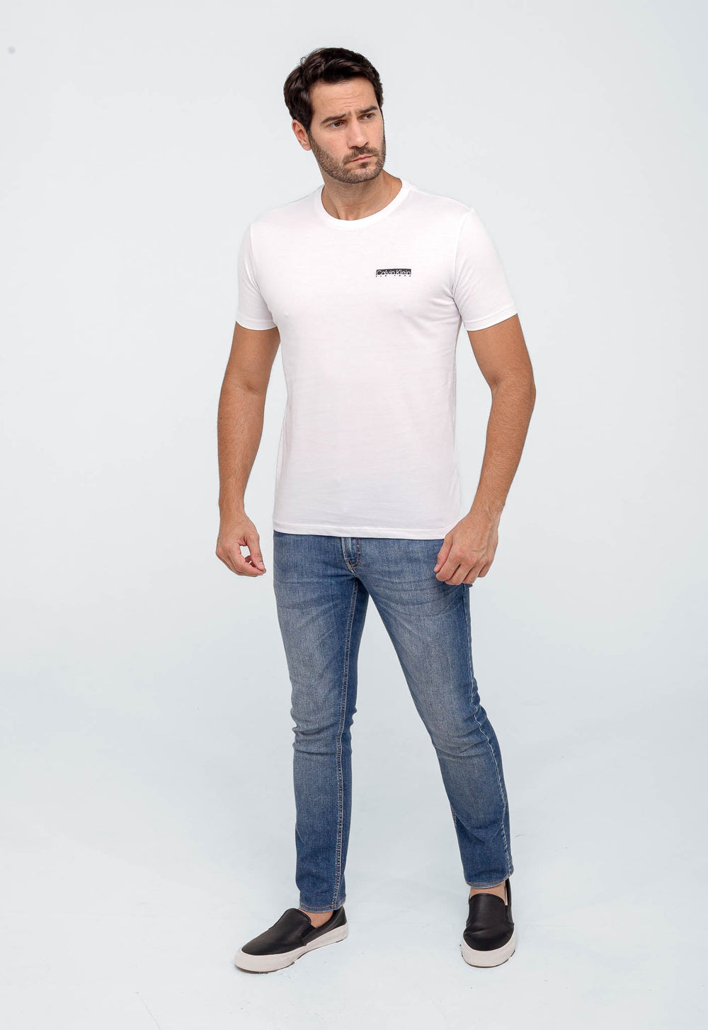 Camiseta Calvin Klein Logo Peito New York - LIVE - Henri Store