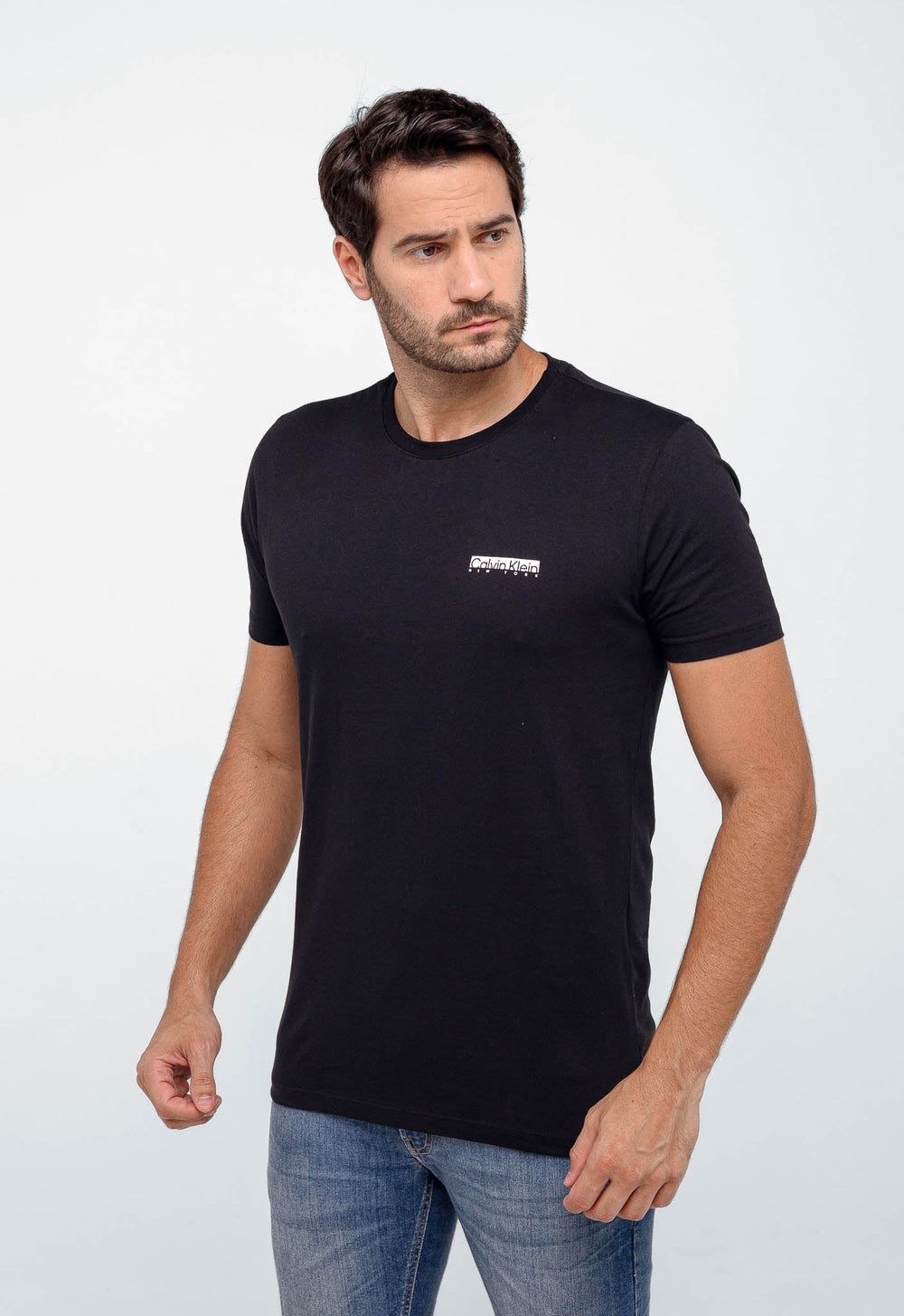 Camiseta Calvin Klein Logo Peito New York - LIVE - Henri Store