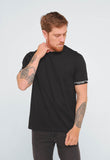 Camiseta Calvin Klein Logo Punho C/ Listras - Henri Store