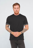 Camiseta Calvin Klein Logo Punho C/ Listras - Henri Store