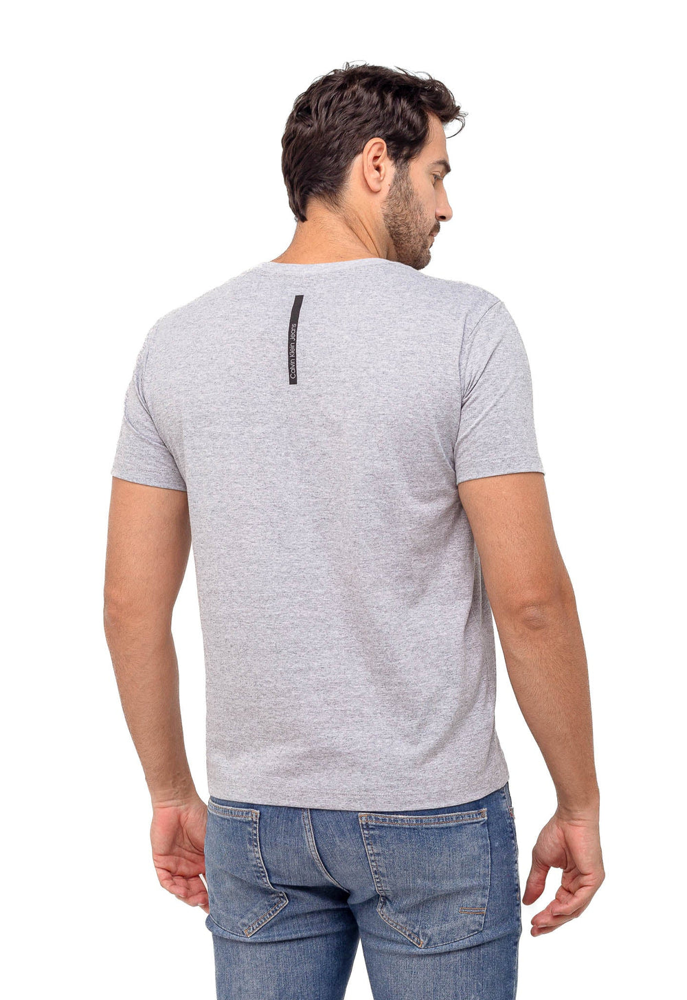Camiseta Calvin Klein Logo Quadrada no Peito - Sale - Henri Store
