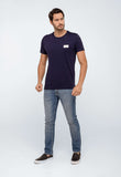 Camiseta Calvin Klein Logo Quadrada no Peito - Sale - Henri Store