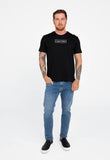 Camiseta Calvin Klein Logo Retângulo Preto - Henri Store