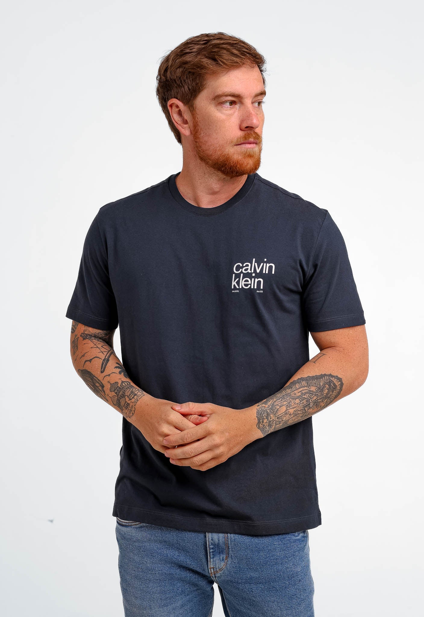 Camiseta Calvin Klein Logo Since 1978 Peito - Henri Store