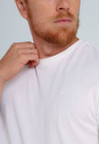 Camiseta Calvin Klein Manga Curta Branco Basica - Henri Store