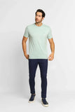 Camiseta Calvin Klein Meia Malha Azul Claro - Henri Store