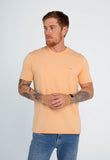 Camiseta Calvin Klein Meia Malha Laranja Claro - Henri Store